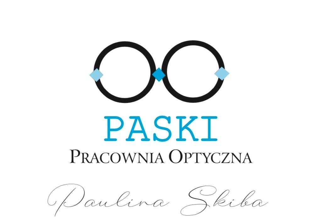 Logo pracowni optycznej Paski