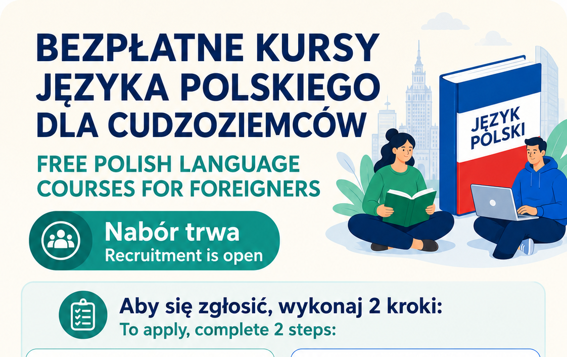 Zdjęcie do Bezpłatne kursy języka polskiego